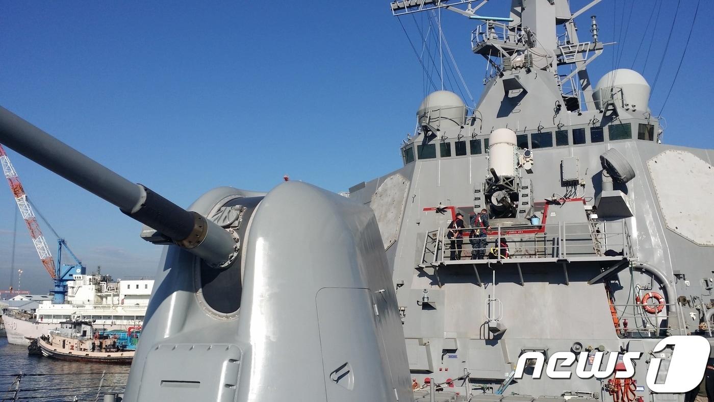 The USS Curtis Wilbur, an Aegis destroyer of the U.S. Navy &#40;Irrelevant to the article&#41; 2017.12.5 / News1