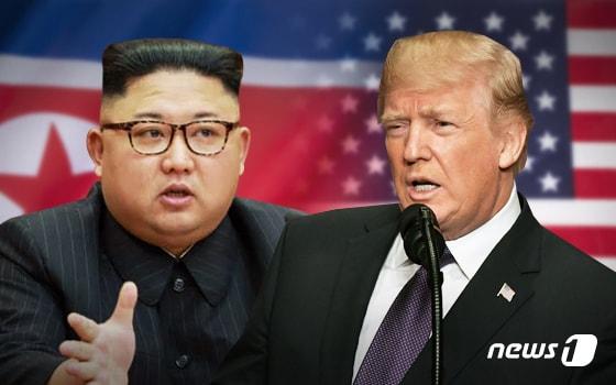 Kim Jong Un, General Secretary of the Workers' Party of Korea, and Donald Trump, President of the U.S. / News1