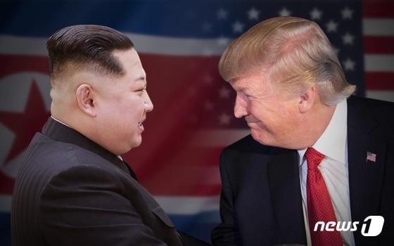 Kim Jong Un, General Secretary of the Workers&#39; Party of Korea, and Donald Trump, President of the U.S. / News1