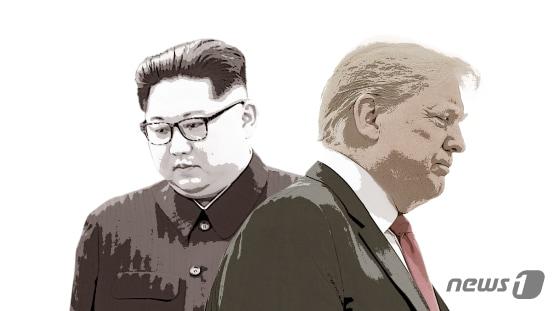 Kim Jong-un, General Secretary of the Workers&#39; Party of North Korea, and Donald Trump, President of U.S. / News1