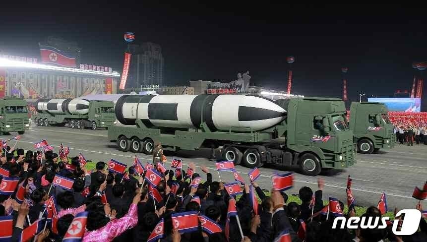 The Pukkuksong series of submarine-launched ballistic missiles (SLBMs) that appeared at the military parade held in 2022 to mark the 90th anniversary of the founding of the Korean People's Revolutionary Army / Rodong Sinmun