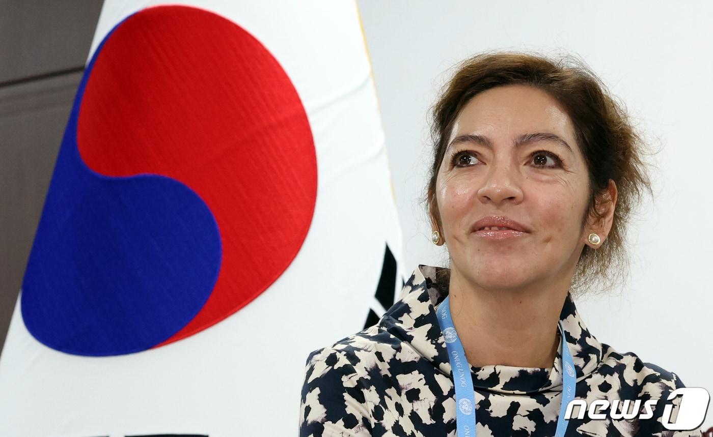 Elizabeth Salmon, the United Nations (UN) Special Rapporteur on North Korean Human Rights 2023.9.11 / News1