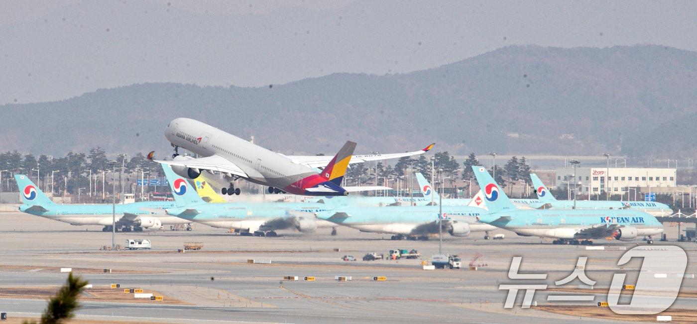 View of the Incheon Airport Apron (Reference photo) / News1