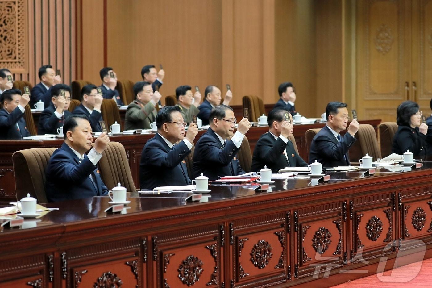 The 12th session of North Korea&#39;s 14th Supreme People&#39;s Assembly is in progress / Rodong Sinmun