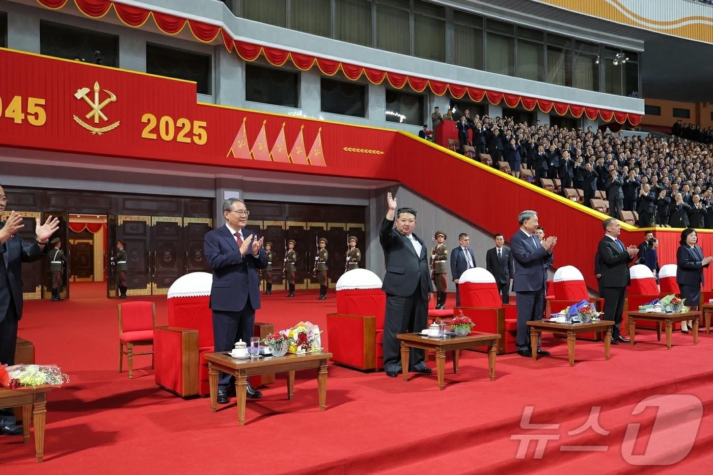 Rodong Sinmun reported on October 10 that Kim Jong Un, General Secretary of the Workers&#39; Party of Korea, attended the celebration event for the 80th anniversary of the party&#39;s founding the previous day / Rodong Sinmun