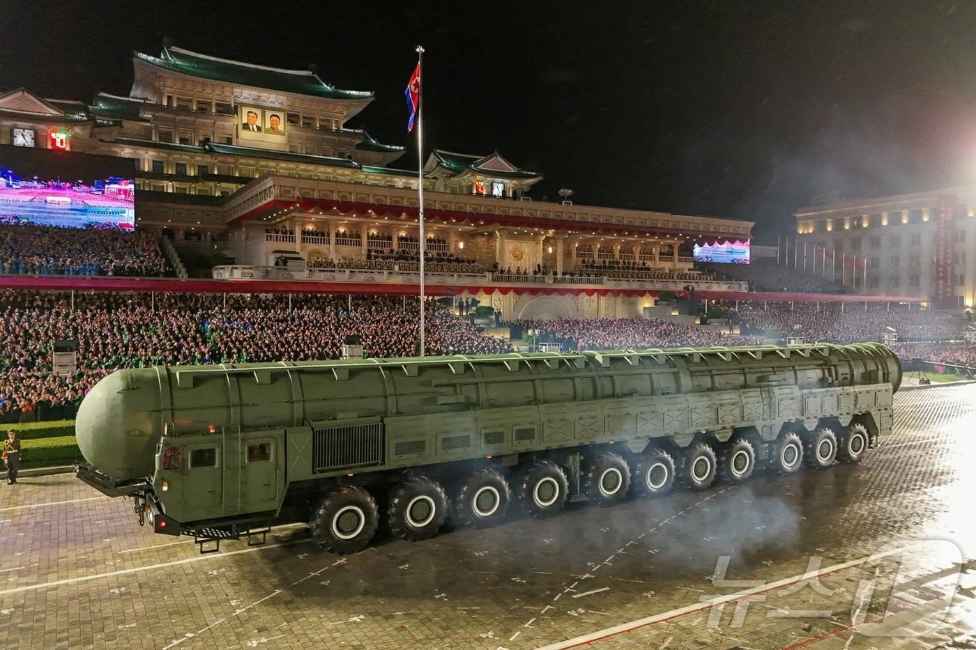 North Korea unveiled a new intercontinental ballistic missile &#40;ICBM&#41;, the Hwasong-20, during a military parade held on October 10 to commemorate the 80th anniversary of the founding of the Workers&#39; Party / Rodong Sinmun