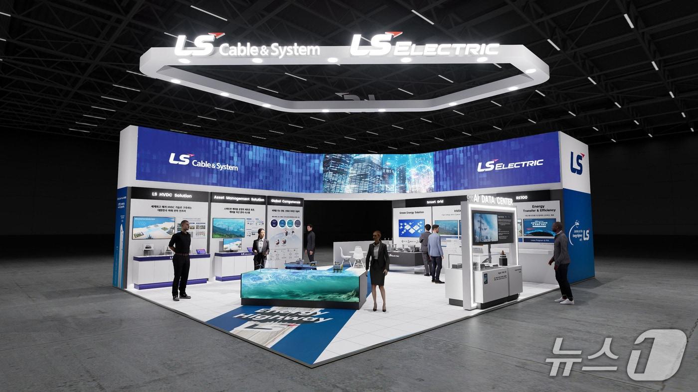 LS Electric announced its participation in &#39;BIXPO &#40;Bitgaram International Electric Power Technology Expo&#41; 2025,&#39; held at the Kim Daejung Convention Center in Gwangju from the 5th to the 7th. The photo shows an artist&#39;s rendering of the LS Electric BIXPO 2025 booth. &#40;Photo courtesy = LS Electric&#41;