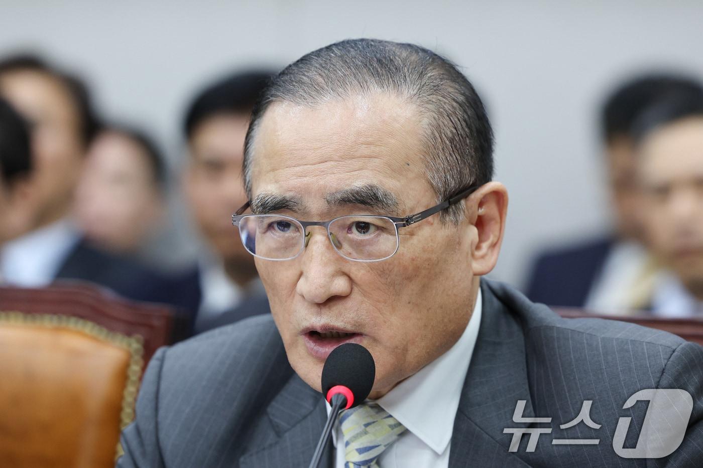 National Security Office Director Wi Sung-lac answers lawmakers&#39; questions during a parliamentary audit of the Presidential Secretariat and other agencies held at the National Assembly in Yeouido, Seoul, on November 6. 2025.11.6 / News1