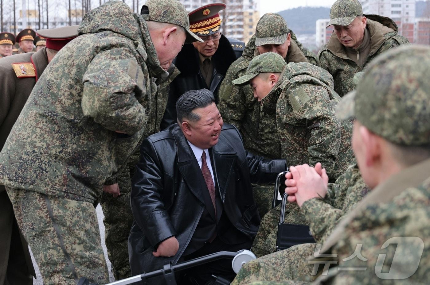 The Rodong Sinmun, the official newspaper of North Korea's Workers' Party, reported that a welcoming ceremony for the 528th Engineer Regiment was held at the April 25 Cultural Hall in Pyongyang on December 12, 2025 / Rodong Sinmun