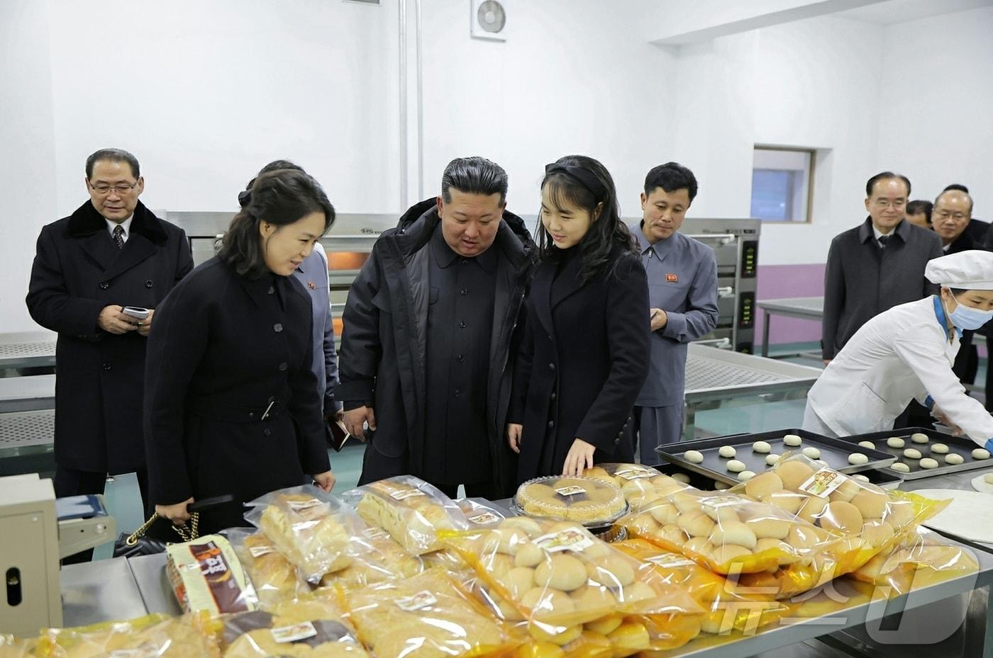 Kim Jong Un, General Secretary of the Workers' Party of Korea, attending the completion ceremony for the local industrial factory and comprehensive service center in Kangdong County on December 15 last year / Rodong Sinmun