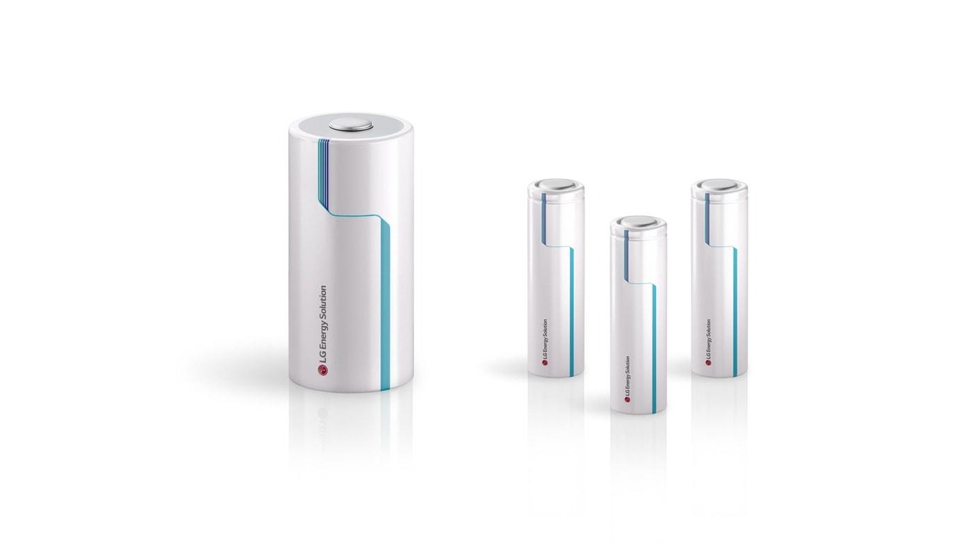46-series cylindrical battery and CAS solution / Photo courtesy of LG Ensol