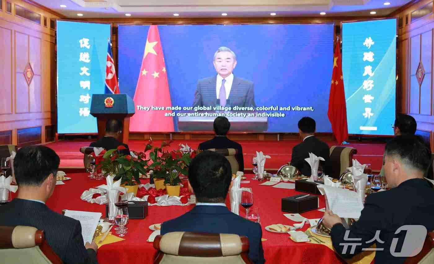 The Chinese Embassy in North Korea hosted a banquet in Pyongyang on Tuesday to mark the first International Day for Dialogue among Civilizations / Screenshot from the Chinese Embassy in Pyongyang