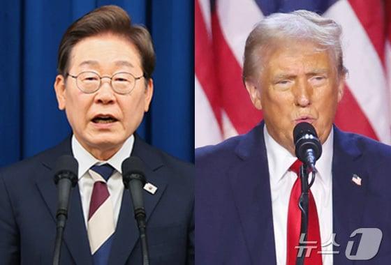 President Lee Jae-myung and President Donald Trump / News1