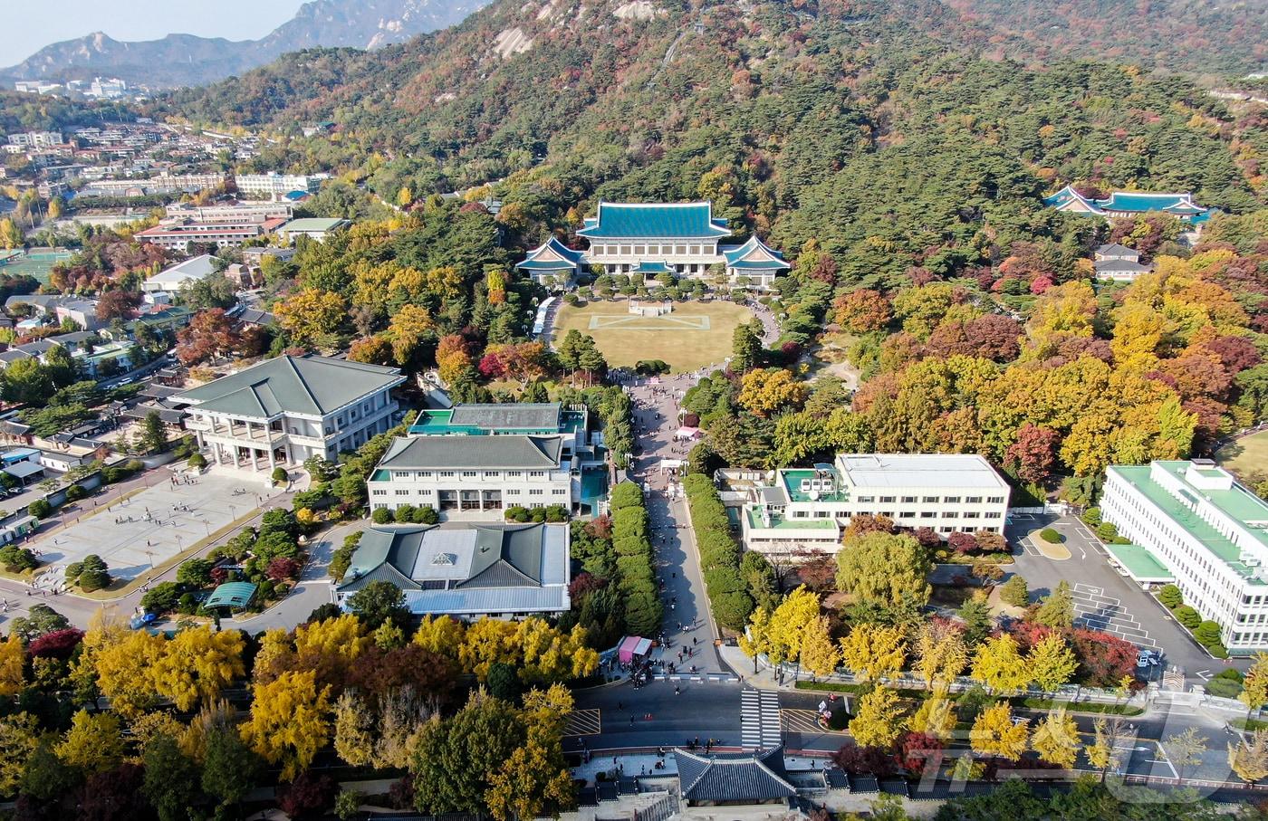 The former presidential Blue House in Asia, Nov. 4, 2022. / Courtesy of News1
