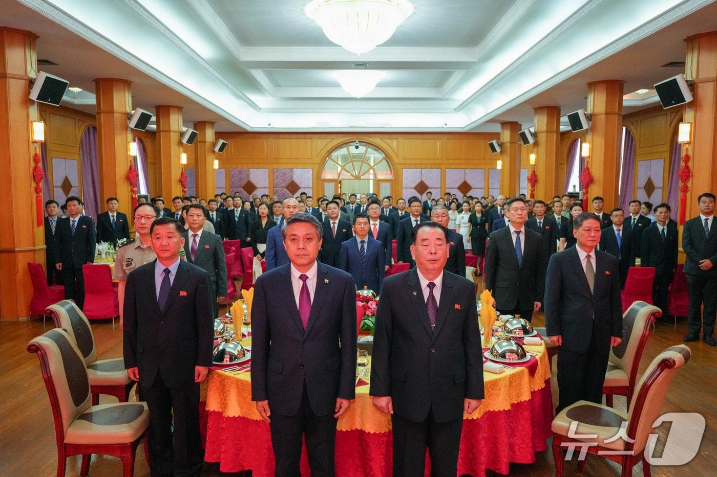 A banquet was held in Pyongyang on Wednesday to commemorate the 64th anniversary of the signing of the North Korea-China Friendship Treaty. / Photo courtesy of the Chinese Embassy in North Korea