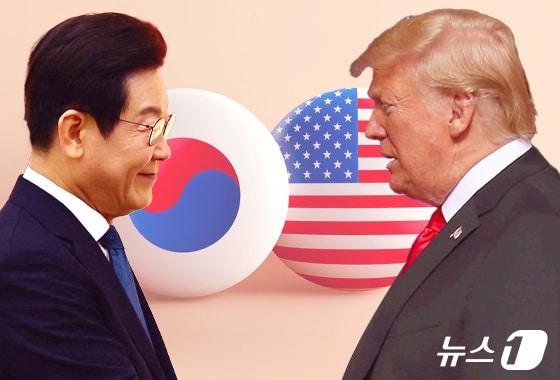 South Korea President Lee Jae Myung &#40;Left&#41;, U.S. President Donald Trump &#40;Right&#41; / Courtesy of News1