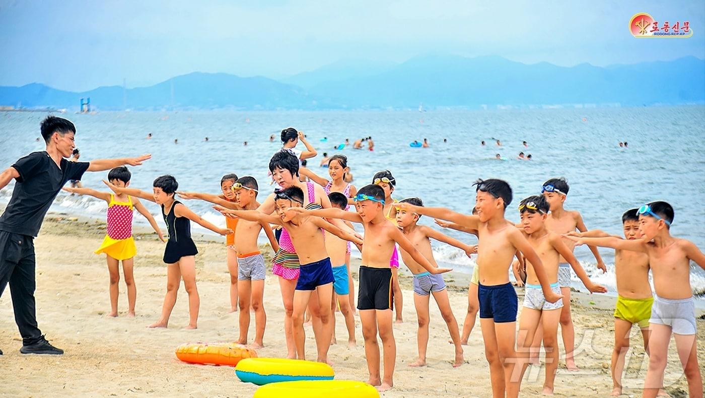 On Thursday, the North Korean Workers&#39; Party newspaper Rodong Sinmun reported that marine sports activities are actively taking place across the country in celebration of Marine Sports Month in July and August / Rodong Sinmun