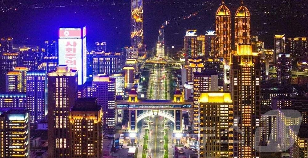 Night view of a street in Pyongyang, North Korea (Not related to the article) / Rodong Sinmun