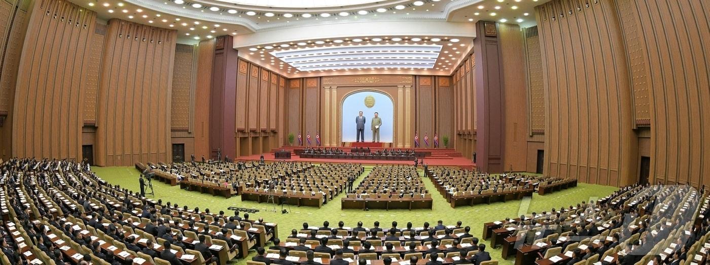 Scene from the Supreme People's Assembly of North Korea / Rodong Sinmun