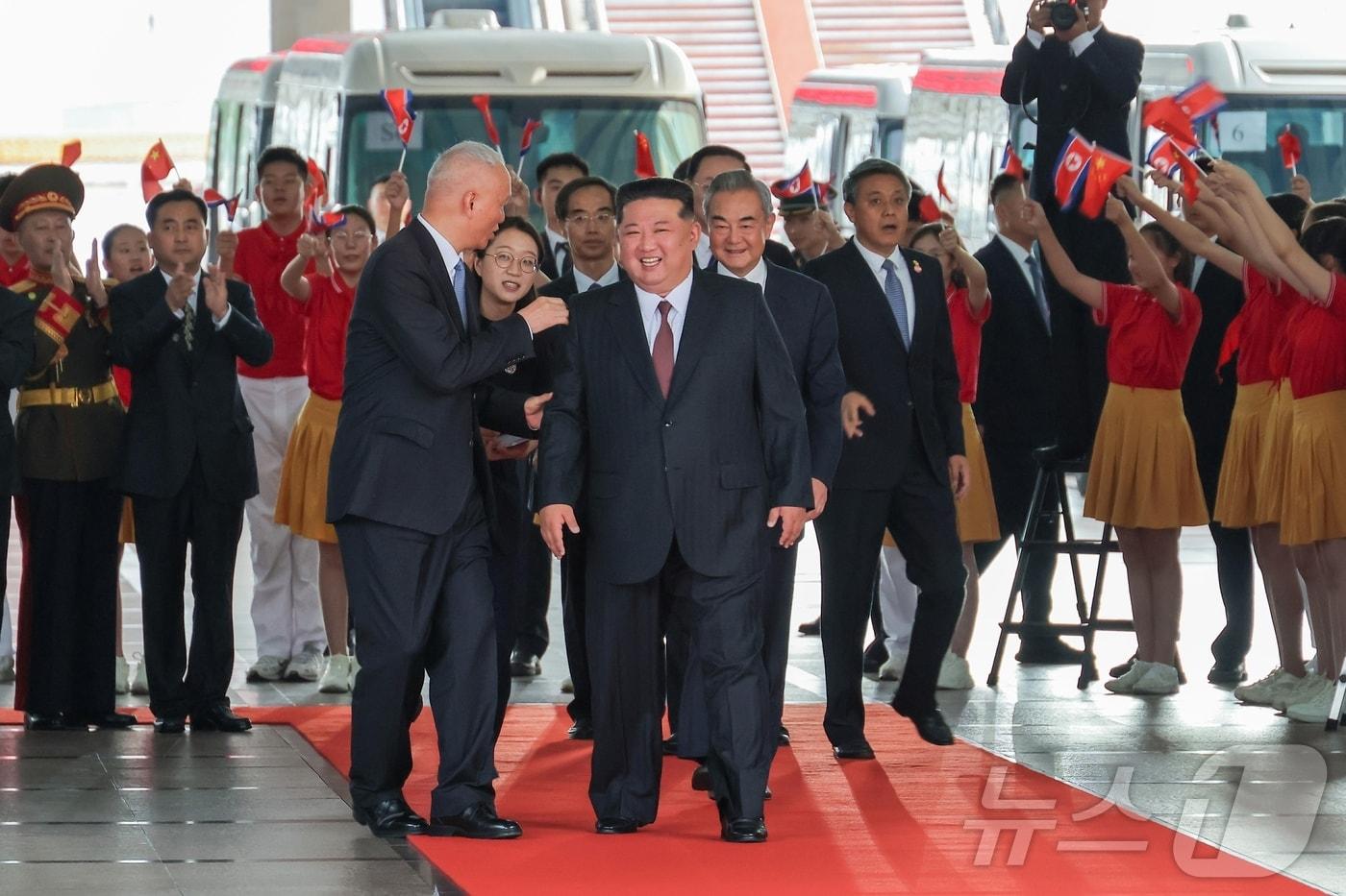 North Korean leader Kim Jong Un arrived in Beijing, China, on Tuesday by special train to attend the 80th anniversary celebration of Victory Day commemorating China's victory in the War of Resistance Against Japanese Aggression and the World Anti-Fascist War. Reports confirmed that his daughter, Kim Ju-ae, accompanied him on the journey / Rodong Sinmun