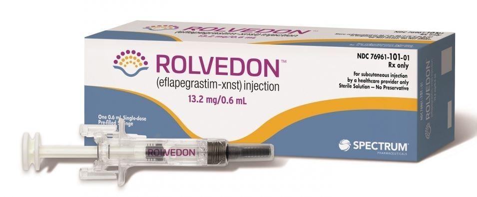 Hanmi Pharmaceutical's neutropenia treatment Rolvedon (South Korean name: Rolontis), developed by Hanmi Pharmaceutical and marketed in the U.S. by Assertio Holdings (Provided by Hanmi Pharmaceutical) / News1