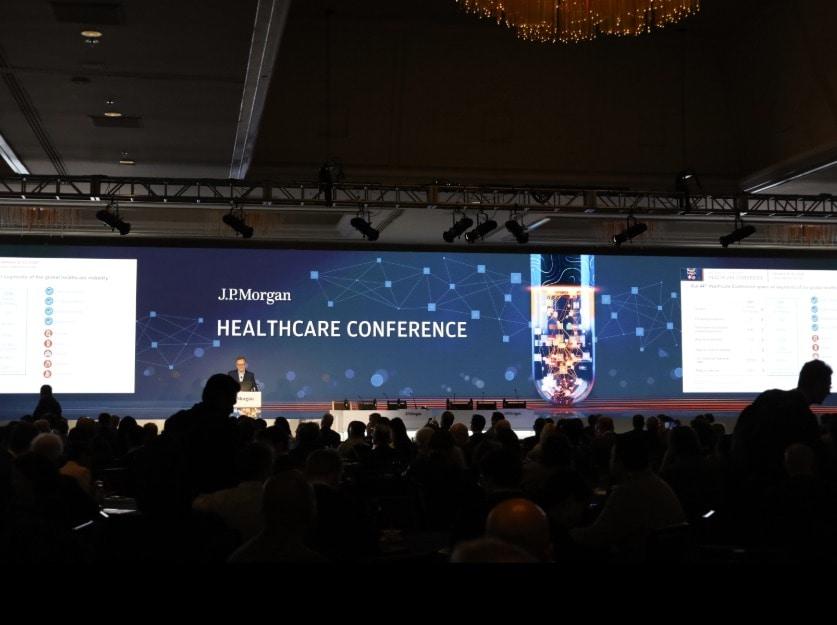 The Westin St. Francis Hotel Grand Ballroom in San Francisco, California, U.S., where the J.P. Morgan Healthcare Conference is being held on Monday / Provided by JP Morgan