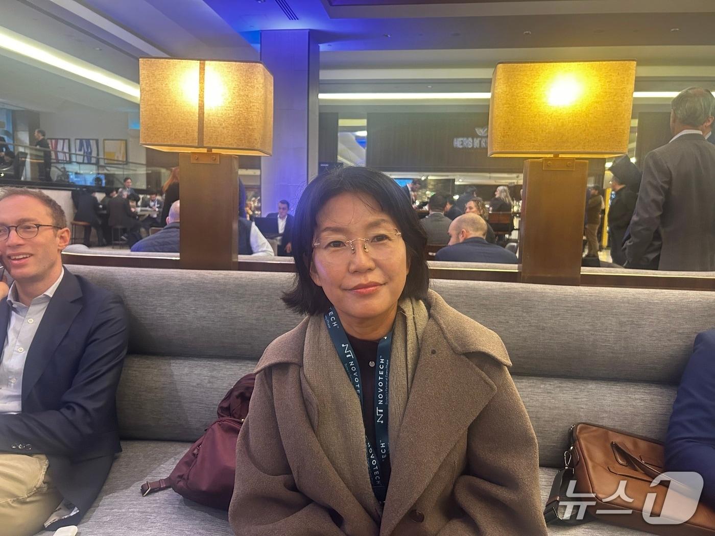 Yang Eun-young, Vice President of Cha Bio Group, met with News1 at an undisclosed location in San Francisco, U.S., on Wednesday 2026.1.14 / News1