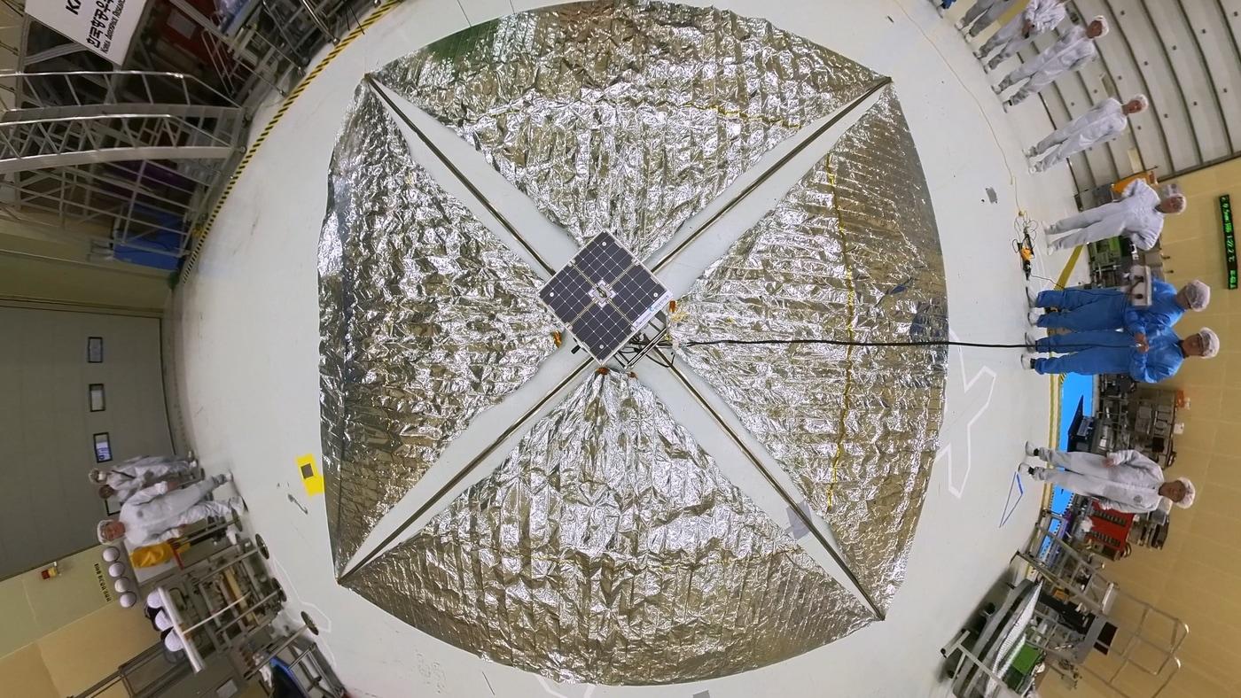 KARI-developed space debris removal orbital departure device / Provided by Korea Aerospace Research Institute (KARI)