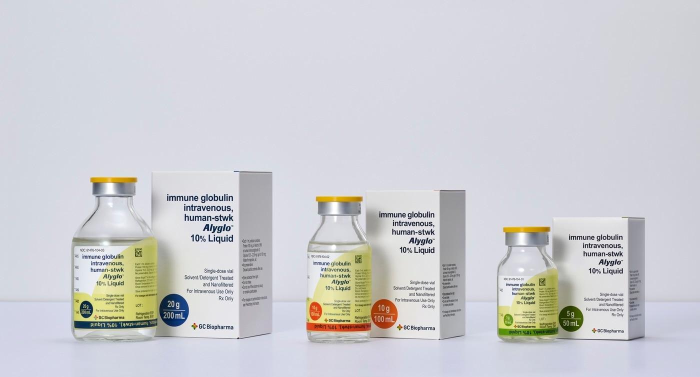 ALYGLO, a blood product for treating immunodeficiency disorders developed by GC Biopharma Corp (Provided by GC Biopharma Corp) / News1