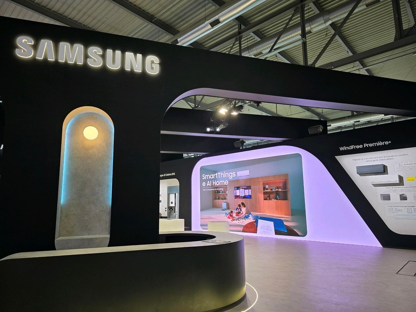 Samsung Electronics set up a booth at Mostra Convegno Expocomfort (MCE) 2026, held in Milan, Italy, from March 24 to 27 / Provided by Samsung Electronics