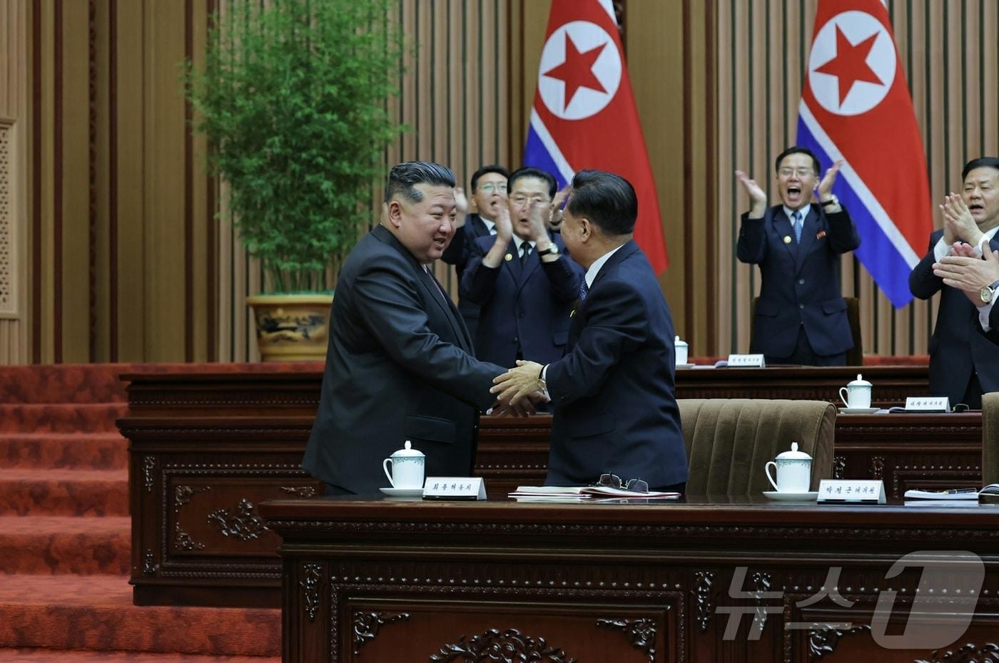 The Rodong Sinmun, the official newspaper of North Korea’s Workers’ Party, reported on Tuesday that the second day of the first session of the 15th Supreme People’s Assembly was held on Monday, and that Party General Secretary Kim Jong Un delivered a policy speech outlining his vision for state affairs / Rodong Sinmun