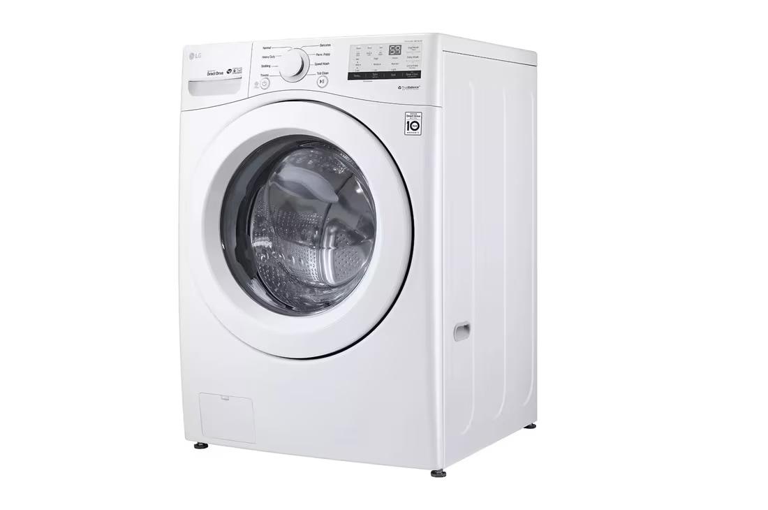LG Electronics’ entry-level front-load washer “WM3400CW” sold in the U.S. 2026.3.29. / Courtesy of LG Electronics