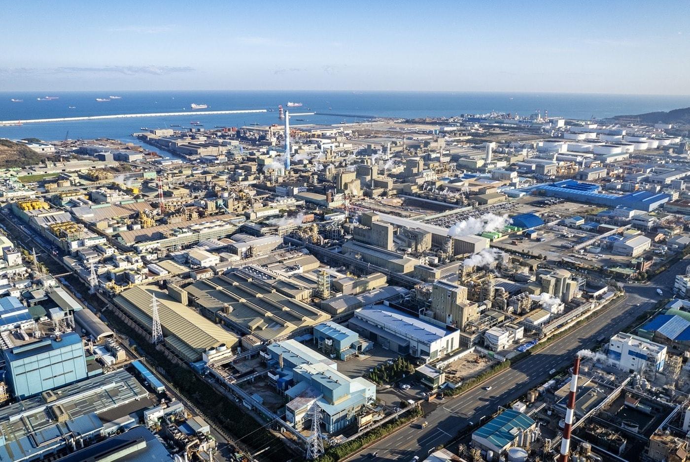 Panoramic view of Korea Zinc's Onsan Smelter / Provided by Korea Zinc