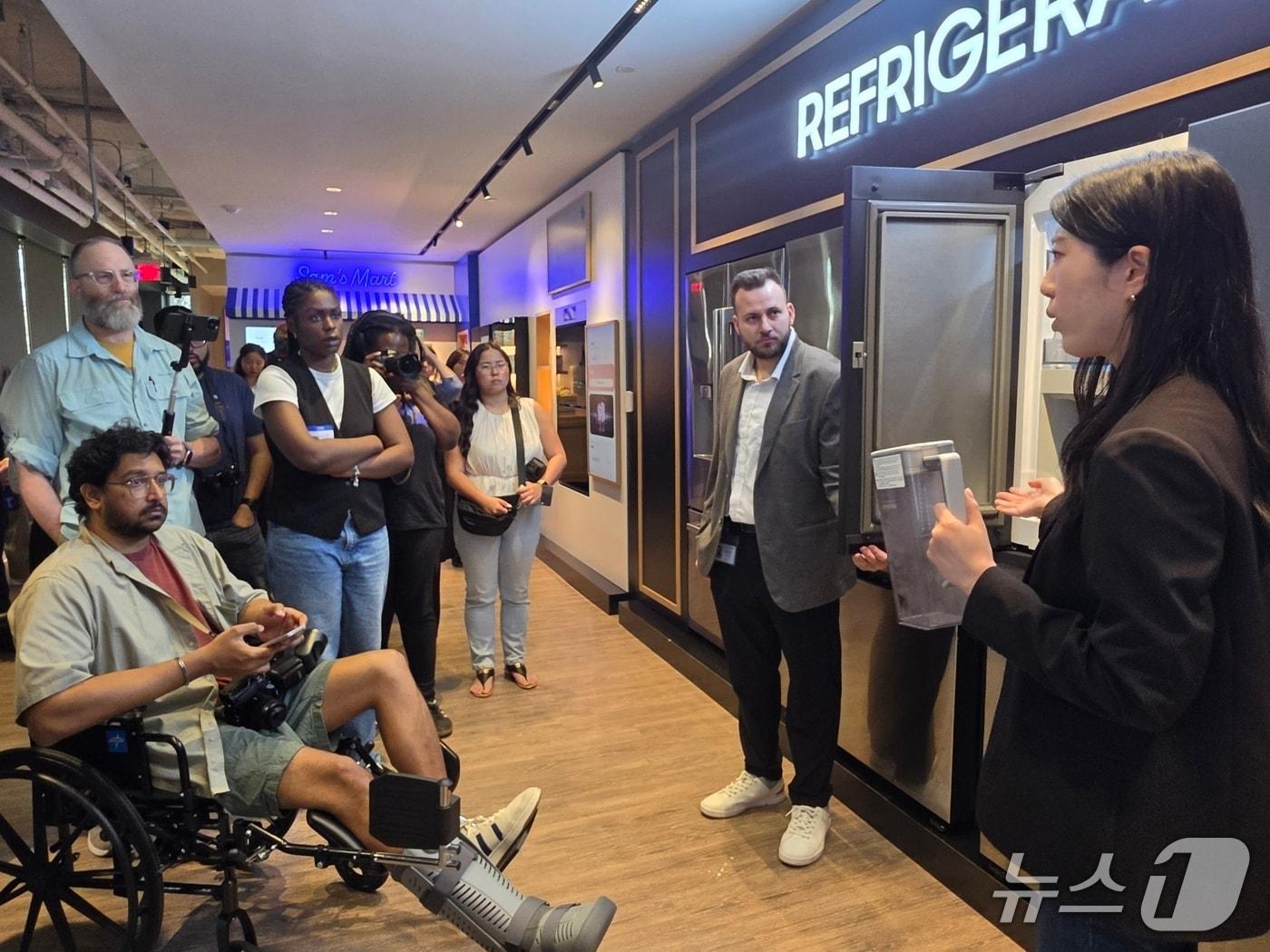 Samsung Electronics held The Brief New York, a home appliance technology seminar, in the U.S. on April 15-16 and introduced a differentiated home lifestyle powered by AI / Provided by Samsung Electronics