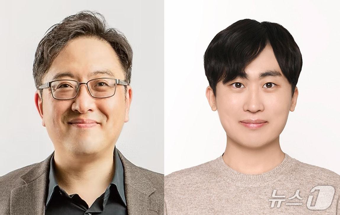 On April 2, a research team led by Professor Park Sung-min from the Department of IT Convergence Engineering, the Department of Mechanical Engineering, and the Department of Electronic and Information Engineering at POSTECH developed a voice restoration technology that uses AI to reconstruct actual speech. From left: Professor Park Seong-min and Dr. Hong Seong-wook of the Department of Mechanical Engineering (Provided by POSTECH) 2026.4.2 / News1