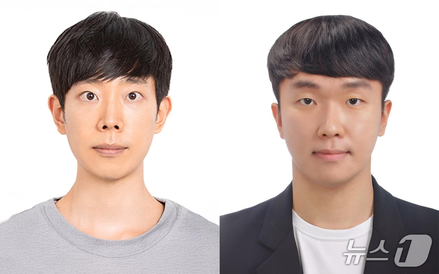 Professor Kim Eui-hwan and integrated M.S.-Ph.D. student Jang Won-sik (from left). / Courtesy of Gwangju Institute of Science and Technology (GIST)