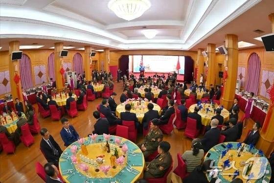 A banquet marking the 75th anniversary of the Chinese People's Volunteer Army's participation in the Korean War, held at the North Korean Embassy in China on October 25 last year / Rodong Sinmun