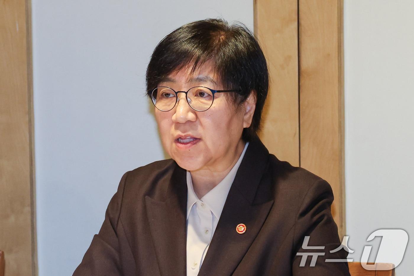 Health and Welfare Minister Jeong Eun-kyung. / Courtesy of News1