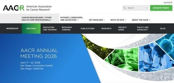 AACR 2026 Website / Provided by HLB Innovation