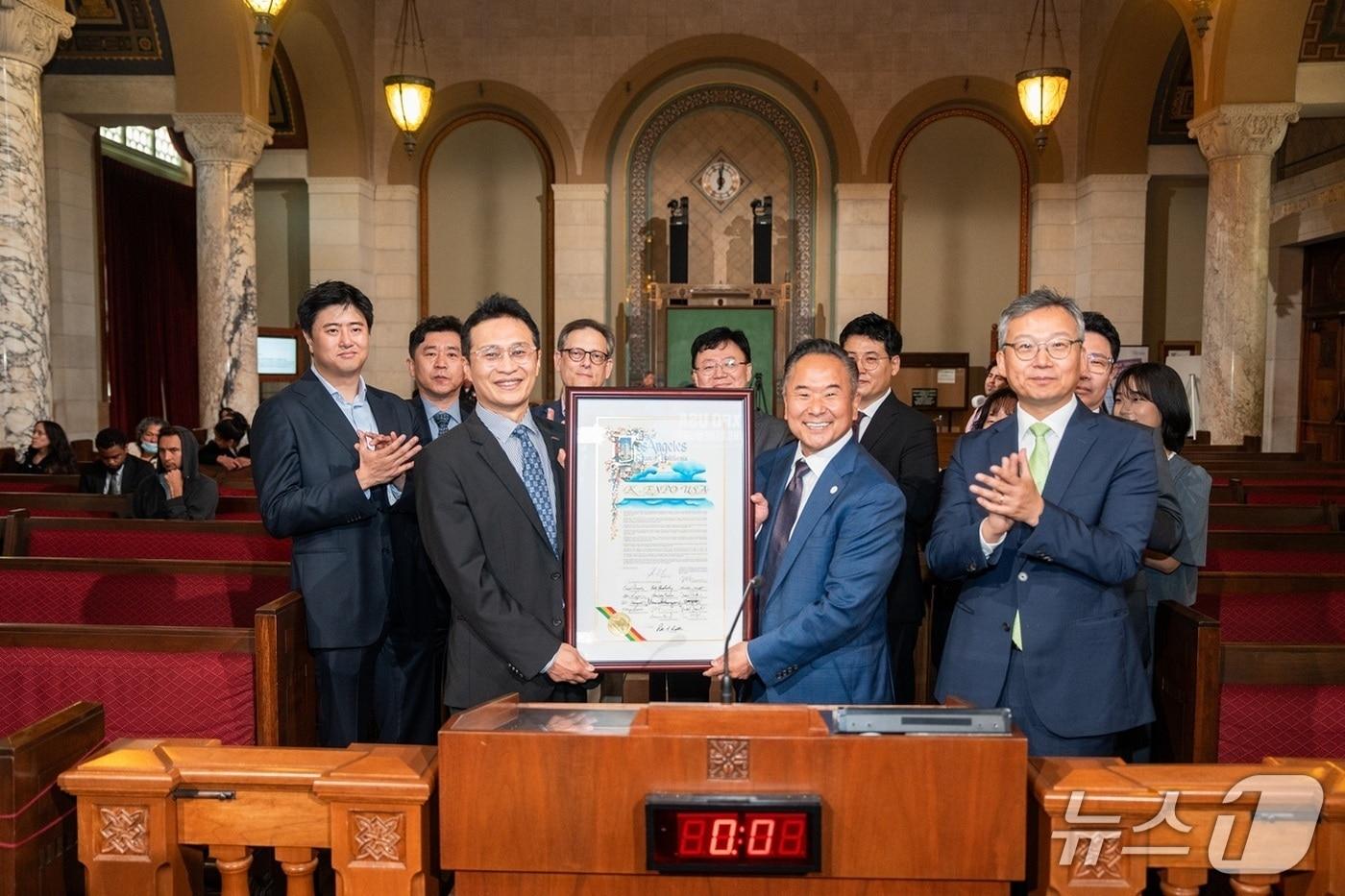 The Korea Creative Content Agency (KOCCA), under the Ministry of Culture, Sports and Tourism, received a resolution from the Los Angeles City Council recognizing 2026 K-EXPO USA: All about K-style as an official city-level event