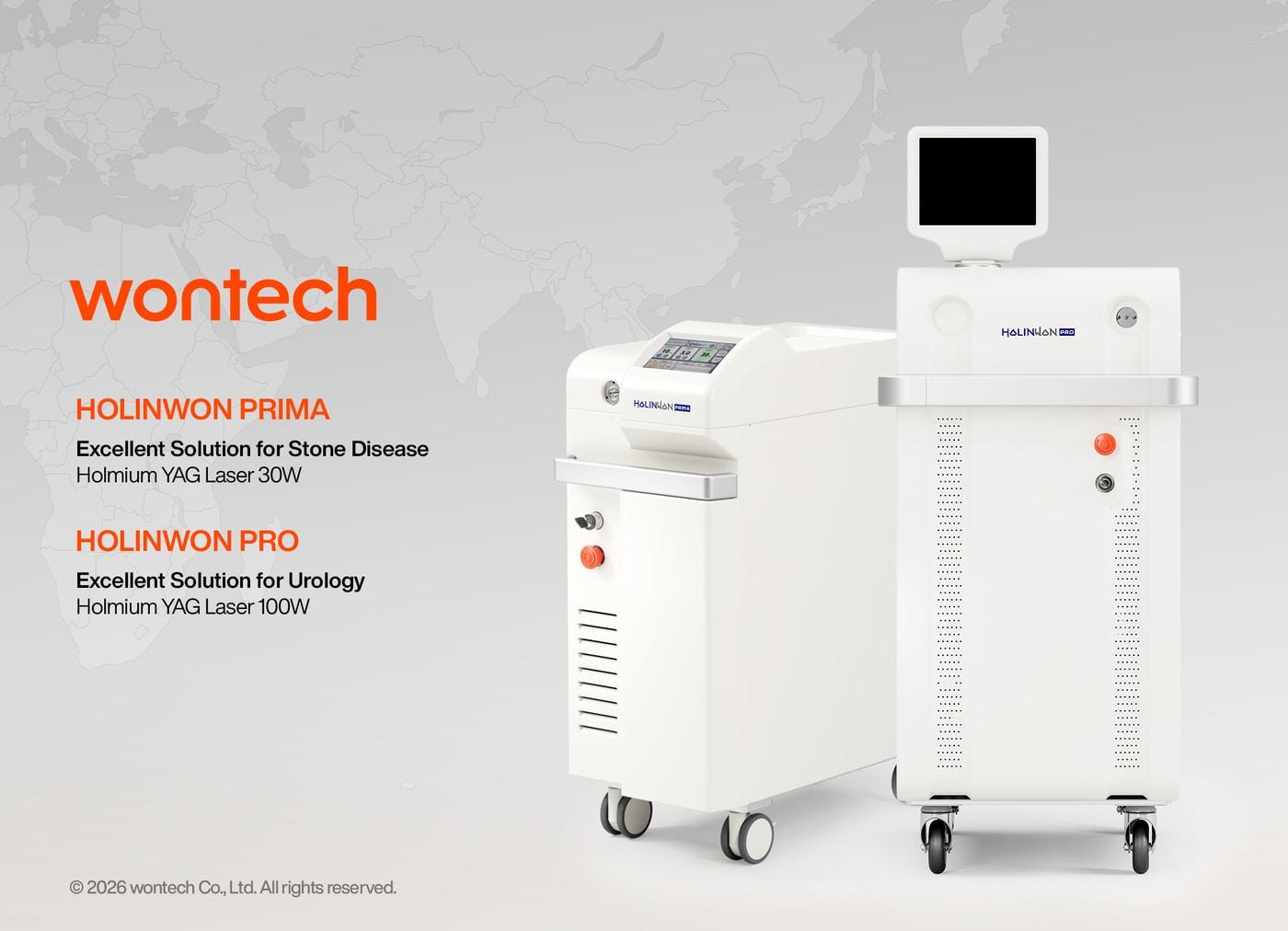 Wontech HOLINWON PRIMA, HOLINWON PRO / Provided by WONTECH