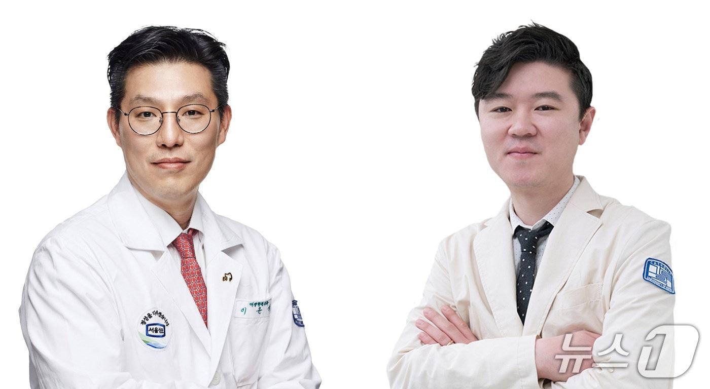 Professors Lee Yoon-seok and Bae Jeong-hoon of the Division of Colorectal Surgery at Seoul St. Mary’s Hospital Cancer Center / Provided by Catholic University of Korea Seoul St. Mary's Hospital