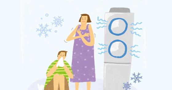 More People Turning Up the AC—and Getting Sick