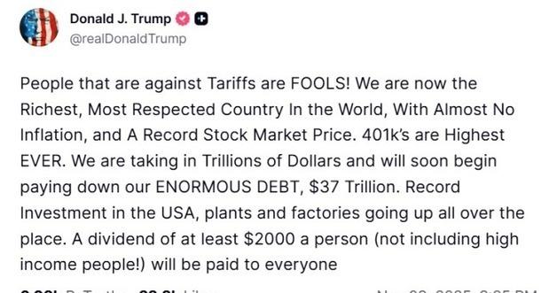 Mysterious DIVIDEND: Trump’s $2,000 Pledge Sparks Market Rally, Leaves ‘Rich’ Undefined