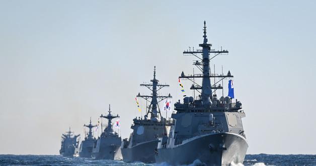 South Korea Stages Powerful Naval Drill in East Sea with Aegis Destroyers