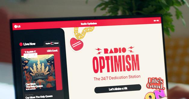 LG Launches ‘Radio Optimism’ to Bring Real Feelings Back to Social Media