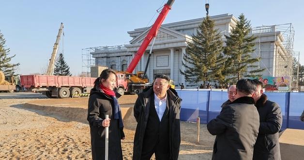 Kim Jong Un Visited Construction Site of 'Russian Deployment Memorial Hall with Ju Ae..."Ideological and Spiritual Stronghold"