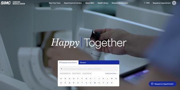 Samsung Medical Center English Website Wins Red Dot Design Award